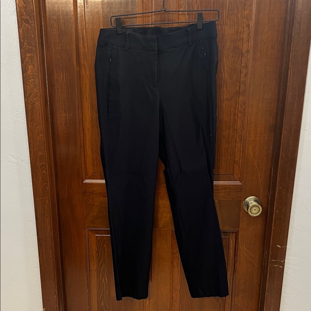 Elegant Black Women's Straight Leg Pants